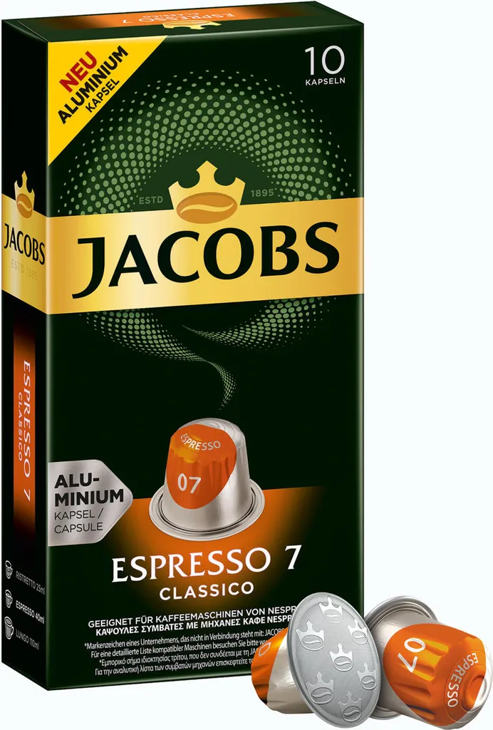 JACOBS Kapseln Espresso Classico 100 Nespresso Kompatible Kaffeekapseln 2 JACOBS Kapseln Espresso Classico 100 Nespresso Kompatible Kaffeekapseln – Bild 2