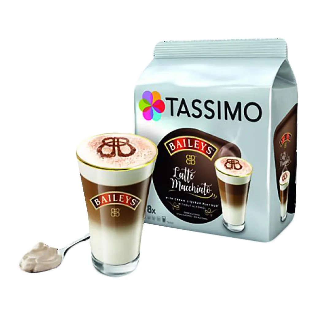 TASSIMO Latte Macchiato Baileys 5er Pack T Discs Kaffee Kapseln 5 X 8 Getränke 9 TASSIMO Latte Macchiato Baileys 5er Pack T Discs Kaffee Kapseln 5 X 8 Getränke – Bild 9
