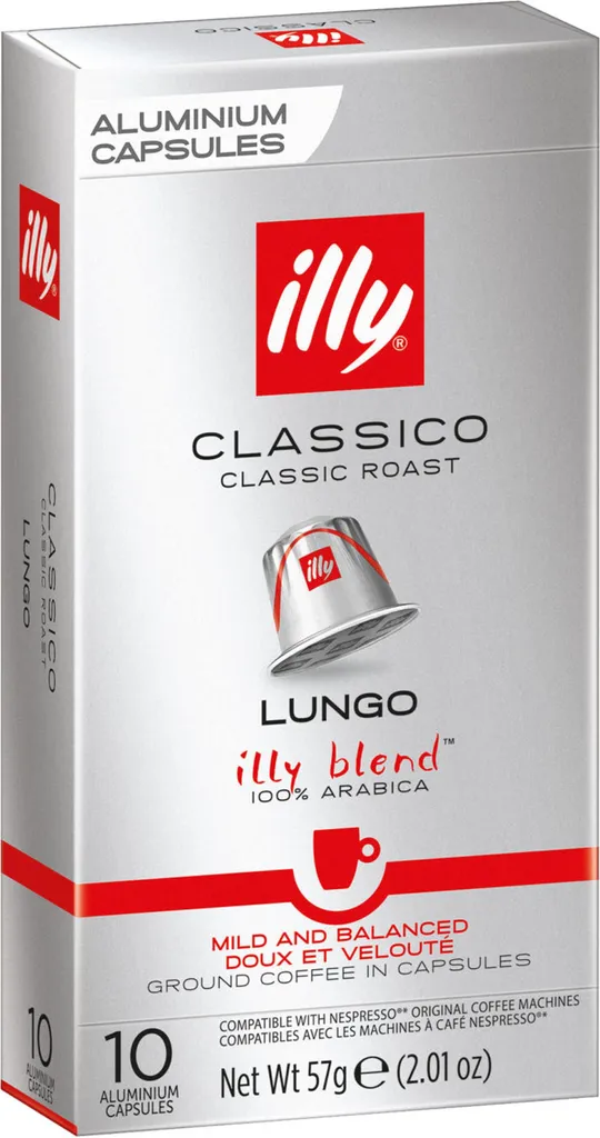Illy - Classico Lungo Kaffeekapseln - 10 Kapseln 2 Illy - Classico Lungo Kaffeekapseln - 10 Kapseln – Bild 2