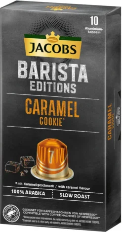 JACOBS Kapseln Barista Editions Caramel Cookie 7 10x10 Nespresso®* Kompatibel -Ausgewählte Coffeeshops 035727538b8600dd33521803dcf6b19d