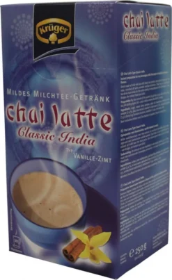 Krüger You Chai Latte Typ Vanille-Zimt Classic India Extra Cremig | 10 Portionen -Ausgewählte Coffeeshops 061c83b4e8f5b62521588dec2016b3c2