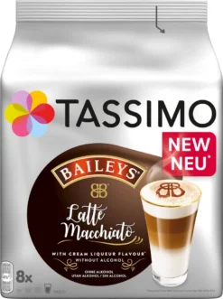 TASSIMO Kapseln 2x Milk Range Vielfaltspakete 5 Sorten + Vivy 2 Schwarz Gratis -Ausgewählte Coffeeshops 0e45377f9e4221fee13b3d24e2b8c83a 1