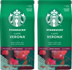 Nestlé® Starbucks Caffè Verona Kaffee, 2er Set, Dark Roast, Röstkaffee, Röstig Süß, Gemahlen, 2 X 200 G