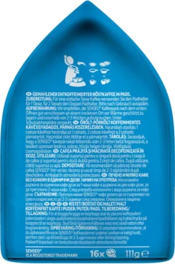 SENSEO Pads Decaf Senseopads 160 Getränke Entkoffeiniert 16 SENSEO Pads Decaf Senseopads 160 Getränke Entkoffeiniert -Ausgewählte Coffeeshops 1918befdc137b5b6df44464b3fb1cf19