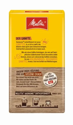 MELITTA Filterkaffee Harmonie Entkoffeiniert Gemahlener Röstkaffee 12x500g Sanft -Ausgewählte Coffeeshops 19c9150f6894da0b5b1188ca97751391
