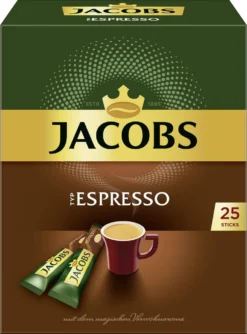 Jacobs Typ Espresso Sticks | Löslicher Kaffee | 25 Portionen 19 Jacobs Typ Espresso Sticks | Löslicher Kaffee | 25 Portionen -Ausgewählte Coffeeshops 19fb4872d8fcb3f8ccafb8544a66b635
