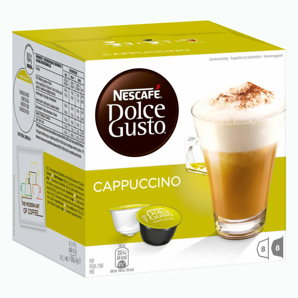 Nescafé® Nescafé Dolce Gusto Cappuccino | 8 Kaffeekapseln 14 Nescafé® Nescafé Dolce Gusto Cappuccino | 8 Kaffeekapseln – Bild 14