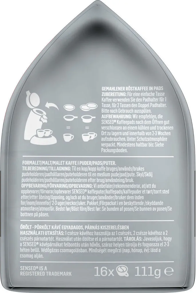 SENSEO Espresso Kaffee Pads 5er Pack - 5 X 16 Getränke 5 SENSEO Espresso Kaffee Pads 5er Pack - 5 X 16 Getränke – Bild 5