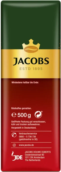 JACOBS Filterkaffee Meisterröstung 6 X 500g Pulver-Kaffee Gemahlen Röstkaffee 9 JACOBS Filterkaffee Meisterröstung 6 X 500g Pulver-Kaffee Gemahlen Röstkaffee -Ausgewählte Coffeeshops 2333e19930ae3fd054ea733728a59e5c 1