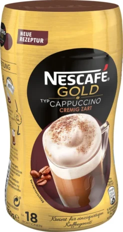 Nescafé® Nescafé Gold Typ Cappuccino Cremig Zart | 250g -Ausgewählte Coffeeshops 24493ddce384746f1e6561a300eb70b2