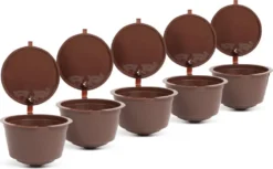 5x Wiederverwendbare Dolce Gusto Kaffeetasse - Umweltfreundlich - Nachhaltig - Kaffeetassen Kapseln - Nachfüllbare Kaffeekapseln - Kaffeekapsel - Dolce Gusto 14 5x Wiederverwendbare Dolce Gusto Kaffeetasse - Umweltfreundlich - Nachhaltig - Kaffeetassen Kapseln - Nachfüllbare Kaffeekapseln - Kaffeekapsel - Dolce Gusto -Ausgewählte Coffeeshops 25011c98fbd1397d9d6f9ec6c08b9229