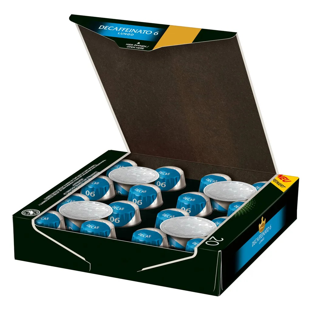 JACOBS Kapseln Decaffeinato 6 Lungo Entkoffeiniert 200 Nespresso®* Kompatibel 6 JACOBS Kapseln Decaffeinato 6 Lungo Entkoffeiniert 200 Nespresso®* Kompatibel – Bild 6