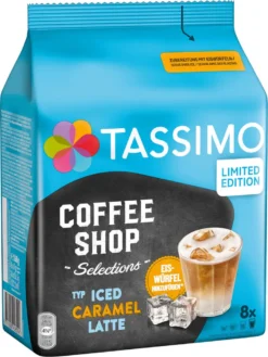 TASSIMO Kapseln Typ Iced Caramel Latte Coffee Shop Selections Discs 40 Getränke 10 TASSIMO Kapseln Typ Iced Caramel Latte Coffee Shop Selections Discs 40 Getränke -Ausgewählte Coffeeshops 2e5647e3030c077894f041c79a593658
