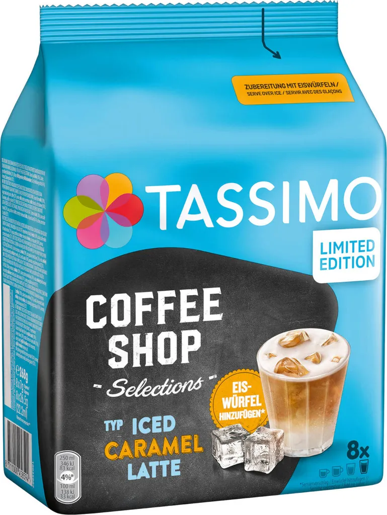 TASSIMO Kapseln Typ Iced Caramel Latte Coffee Shop Selections Discs 40 Getränke 3 TASSIMO Kapseln Typ Iced Caramel Latte Coffee Shop Selections Discs 40 Getränke – Bild 3