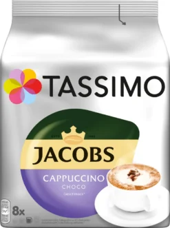 Tassimo Jacobs Cappuccino Choco | 8 T Discs, Kaffeekapseln