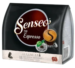 SENSEO Pads Typ Espresso UTZ 5 X 16 Senseopads - 80 Getränke Pads -Ausgewählte Coffeeshops 324c28f7bec77ad2ff0b3bf00dddef94