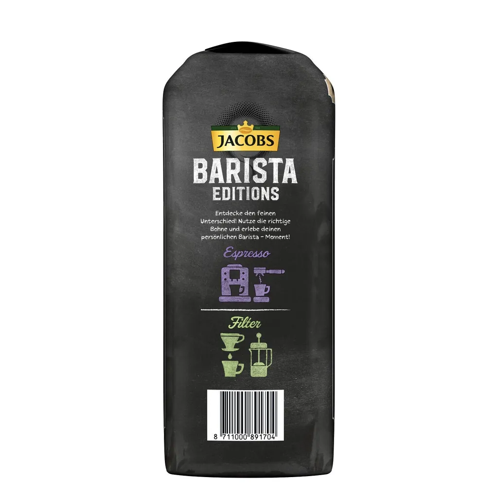 Jacobs Barista Editions Crema | Ganze Bohne | 1000g 5 Jacobs Barista Editions Crema | Ganze Bohne | 1000g – Bild 5