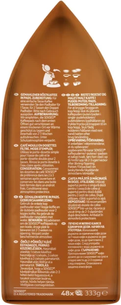 SENSEO Pads Strong Senseopads 240 Getränke Kaffeepads XXL Pack -Ausgewählte Coffeeshops 33b762184f8109b743bc40b554c181fe 1