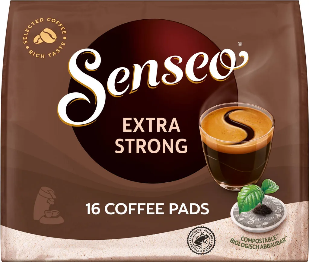 SENSEO Pads Extra Strong Senseopads 160 Getränke Kaffeepads 2 SENSEO Pads Extra Strong Senseopads 160 Getränke Kaffeepads – Bild 2