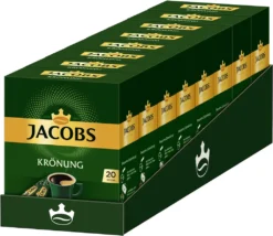 JACOBS Krönung Löslicher Kaffee 8 X 20 Getränke Sticks Instantkaffee -Ausgewählte Coffeeshops 38ec236ccd2ab27c5b3d713a80e6a6ae 1
