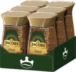 JACOBS Gold 6 X 100g Löslicher Kaffee 6 Gläser Instantkaffee Löskaffee 4 JACOBS Gold 6 X 100g Löslicher Kaffee 6 Gläser Instantkaffee Löskaffee -Ausgewählte Coffeeshops 3c06b2f494b02d7f71be62792d8ee52f
