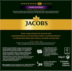 JACOBS Kapseln Nespresso®* Kompatibel 5x20 Lungo 8 Intenso+ 5x20 Decaffeinato 6 7 JACOBS Kapseln Nespresso®* Kompatibel 5x20 Lungo 8 Intenso+ 5x20 Decaffeinato 6 -Ausgewählte Coffeeshops 3f95c878483bc77239e88bbc1b1dc252 1