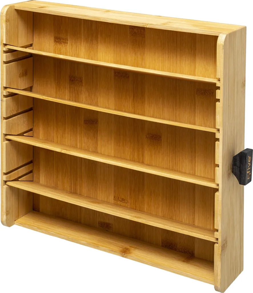 5five Simply Smart Aufbewahrungsbox Kaffe Kapsel Modern Metall Bambus Schwarz/braun 7,5cm X 33cm X 31cm 2 5five Simply Smart Aufbewahrungsbox Kaffe Kapsel Modern Metall Bambus Schwarz/braun 7,5cm X 33cm X 31cm – Bild 2