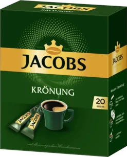 JACOBS Löskaffee Krönung 16 X 20 Sticks Löslicher Kaffee Instantkaffee 320 Getränke -Ausgewählte Coffeeshops 4219ede427105f53eee7f66afcdb945e