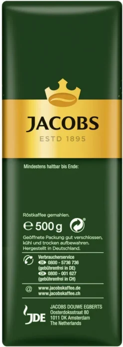 JACOBS Filterkaffee Krönung Mild 6 X 500g Pulver-Kaffee Gemahlen Röstkaffee 3 Kg -Ausgewählte Coffeeshops 421f7a9f04e031ddbb1be1bf30dc2bd1 1