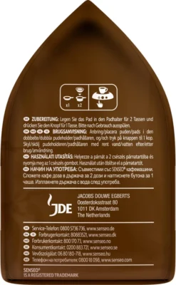 SENSEO Pads Typ Morgen Cappuccino Intense 10 X 8 Pads 80 Getränke 11 SENSEO Pads Typ Morgen Cappuccino Intense 10 X 8 Pads 80 Getränke -Ausgewählte Coffeeshops 454f45ca42d5cdd8ef10357178bd5d38