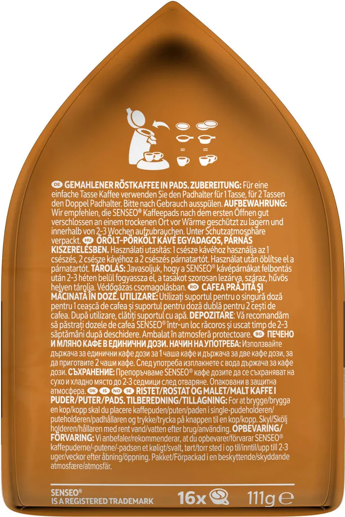SENSEO Pads Caffè Crema Senseopads 160 Getränke Kaffeepads 6 SENSEO Pads Caffè Crema Senseopads 160 Getränke Kaffeepads – Bild 6