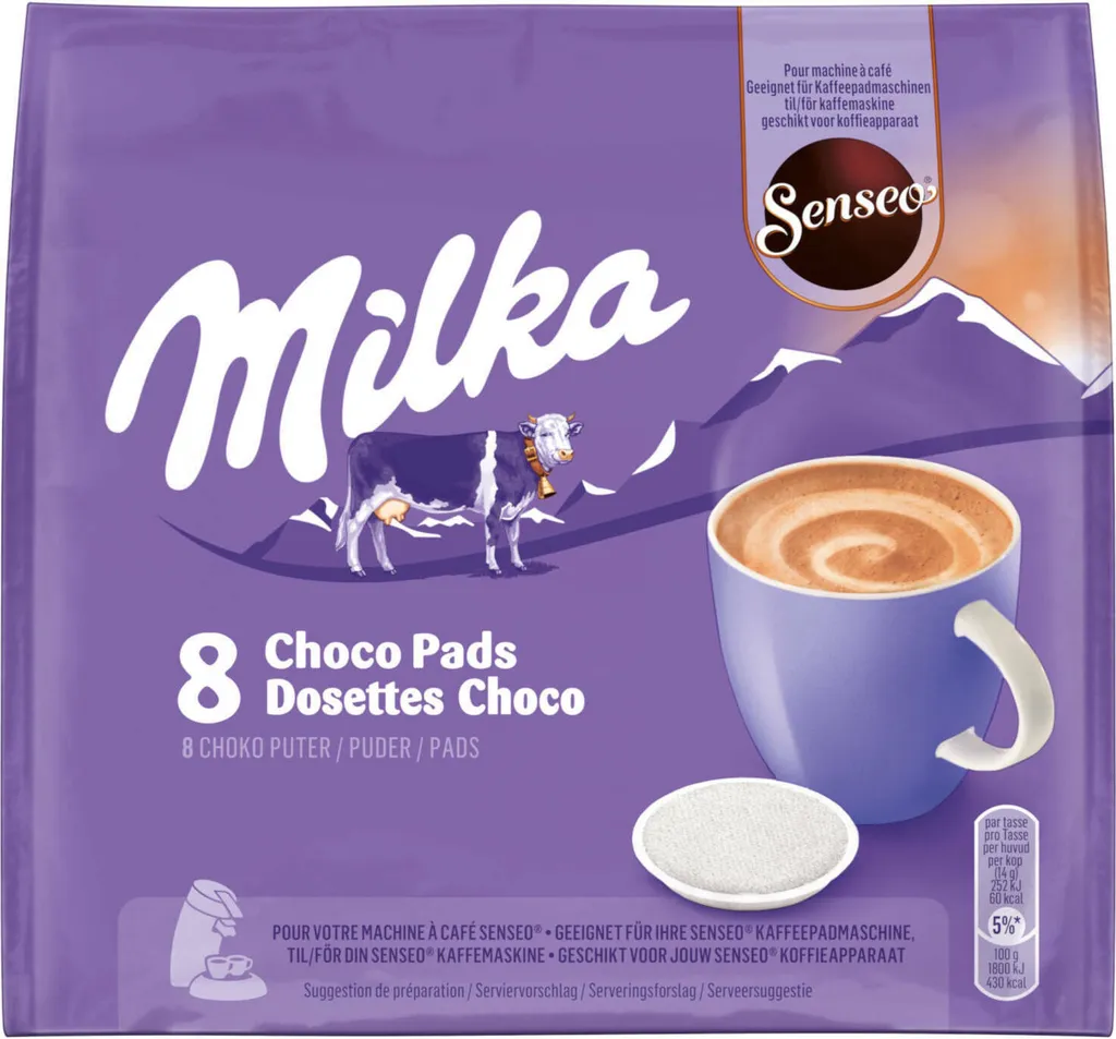 SENSEO Pads Milka Senseopads 40 Getränke Kakao Heisse Schokolade Hot Choco 2 SENSEO Pads Milka Senseopads 40 Getränke Kakao Heisse Schokolade Hot Choco – Bild 2