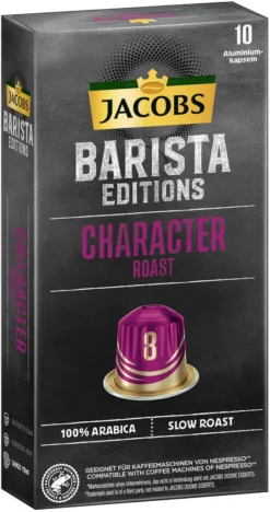 JACOBS Kapseln Barista Editions Character Roast 8 10x10 Nespresso®* Kompatibel -Ausgewählte Coffeeshops 4d4142b434485e76a0e750ec175a4662
