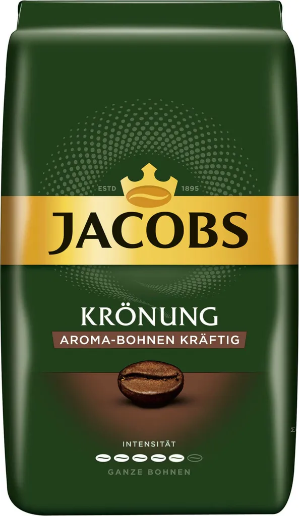 JACOBS Kaffeebohnen Krönung Aroma-Bohne Kräftig 12 X 500 G Ganze Bohne 2 JACOBS Kaffeebohnen Krönung Aroma-Bohne Kräftig 12 X 500 G Ganze Bohne – Bild 2