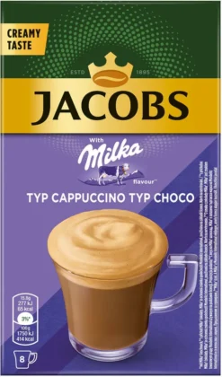 JACOBS Löskaffee Typ Cappuccino Milka* Geschmack 10 X 8 Sticks - 80 Getränke -Ausgewählte Coffeeshops 50c3c536b083c349d400fffcc284edb5