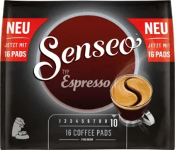 SENSEO Espresso Kaffee Pads 5er Pack - 5 X 16 Getränke 12 SENSEO Espresso Kaffee Pads 5er Pack - 5 X 16 Getränke -Ausgewählte Coffeeshops 54396613067fab948ee50e07b7d69a24