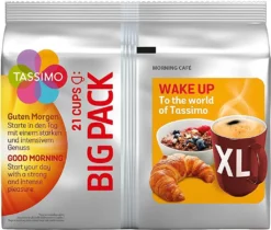 TASSIMO Morning Café XL 5er Pack T Discs Kaffee Kapseln 5 X 21 Getränke Big Pack -Ausgewählte Coffeeshops 57b81ae5ef5c714e4f408d48ad902921