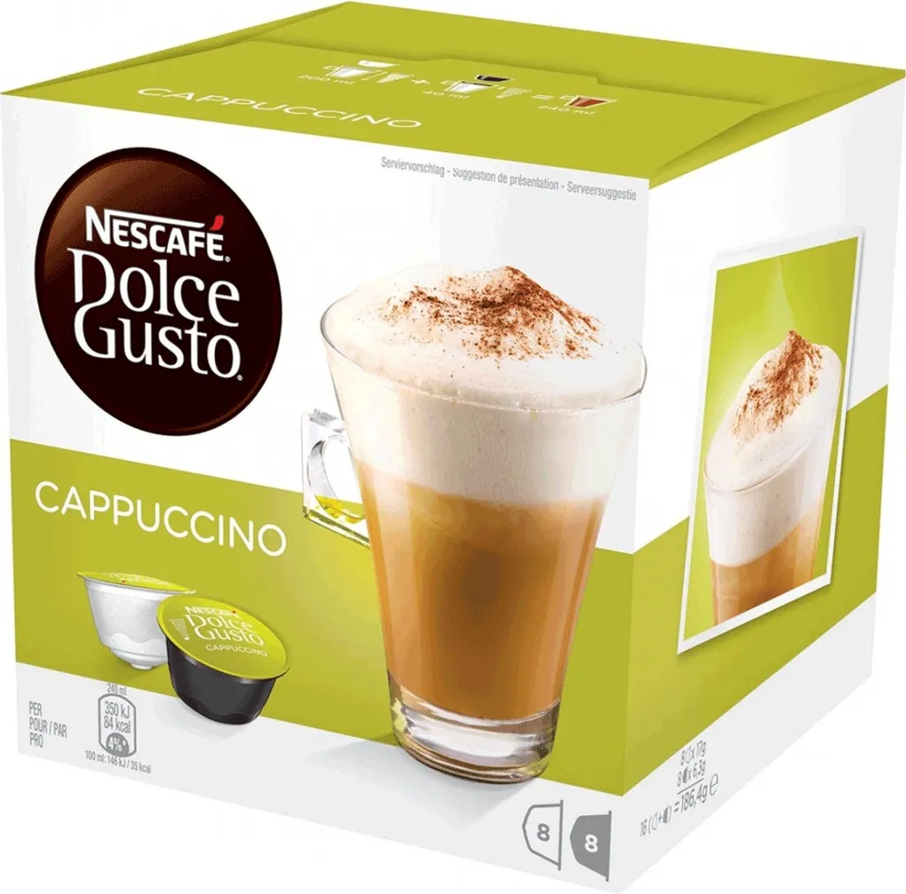 Nescafé® Nescafé Dolce Gusto Cappuccino | 8 Kaffeekapseln 4 Nescafé® Nescafé Dolce Gusto Cappuccino | 8 Kaffeekapseln – Bild 4