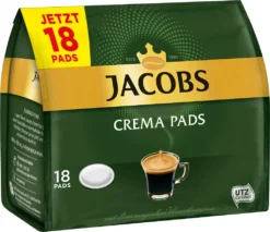 JACOBS Pads Crema Classic 270 Getränke - 15x18 Kaffeepads Senseo Kompatibel 9 JACOBS Pads Crema Classic 270 Getränke - 15x18 Kaffeepads Senseo Kompatibel -Ausgewählte Coffeeshops 5aa9f5ed68a31f5393c0354a07774f3b
