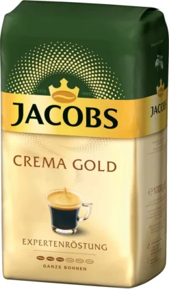 JACOBS Kaffeebohnen Expertenröstung Crema Gold 2 X 1 Kg Ganze Kaffee Bohnen + 1 Aluminium Dose Barista Design -Ausgewählte Coffeeshops 5b5c0e1023b4f535e09a217ea741c9a7 1