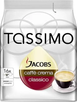 Tassimo Jacobs Caffè Crema Classico | 16 T Discs, Kaffeekapseln 15 Tassimo Jacobs Caffè Crema Classico | 16 T Discs, Kaffeekapseln -Ausgewählte Coffeeshops 5c4fff3e65c4ad237fafa2141508e7ca
