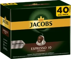 JACOBS Kapseln Espresso Intenso 5 X 40 Nespresso®* Kompatible Kaffeekapseln -Ausgewählte Coffeeshops 5e59c4f56ab078f4274b20fbd139f0af