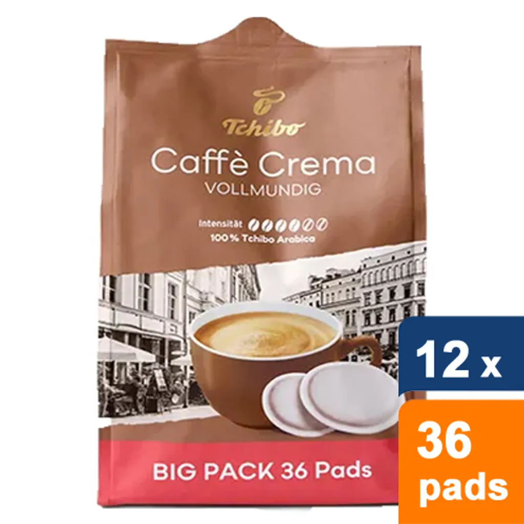 Tchibo - Caffè Crema Vollmundig - 12x 36 Pads 1 Tchibo - Caffè Crema Vollmundig - 12x 36 Pads