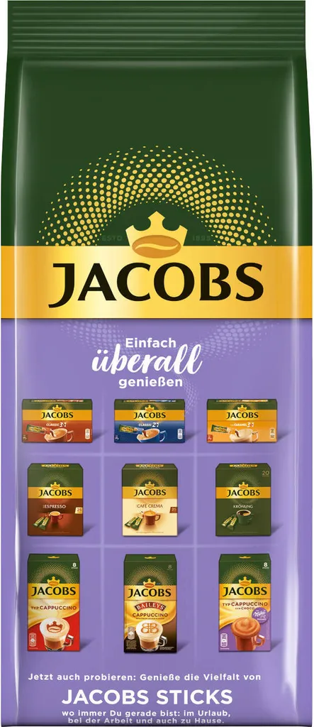JACOBS Typ Cappuccino Choco So Leicht Mit Milka Geschmack 12 Beutel - 12 X 400g 4 JACOBS Typ Cappuccino Choco So Leicht Mit Milka Geschmack 12 Beutel - 12 X 400g – Bild 4