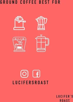 LUCIFER'S ROAST 4x1kg Espresso By KIQO Aus Italien - Starke Kaffeebohnen Für Kaffeevollautomaten Und Siebträger - Säurearm - 100% Robusta (ganze Bohnen, 4x1kg) 8 LUCIFER'S ROAST 4x1kg Espresso By KIQO Aus Italien - Starke Kaffeebohnen Für Kaffeevollautomaten Und Siebträger - Säurearm - 100% Robusta (ganze Bohnen, 4x1kg) -Ausgewählte Coffeeshops 6429b91fd9f21a239b44254128dace34