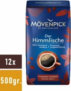 Kaffee-Sparpaket DER HIMMLISCHE Von Mövenpick, 12x500g Gemahlen -Ausgewählte Coffeeshops 64fc8415667734c45e92efbeabfec6c7