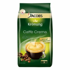 Jacobs Krönung Crema | Ganze Bohne | 1000g -Ausgewählte Coffeeshops 65873e83a1a378da683953b71ae744d7