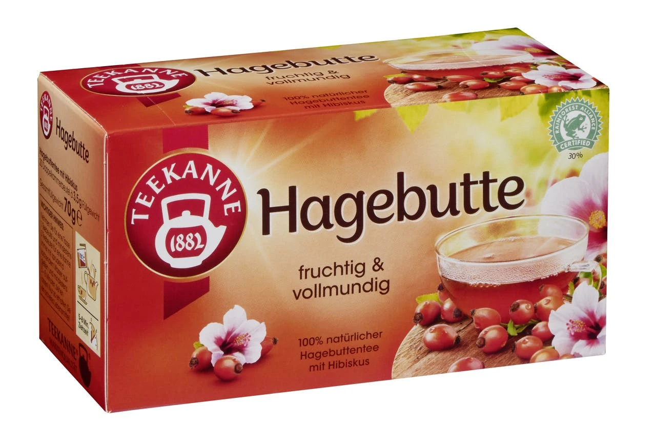 Teekanne Früchtetee Hagebutte 20 Teebeutel (70 G) 6 Teekanne Früchtetee Hagebutte 20 Teebeutel (70 G) – Bild 6