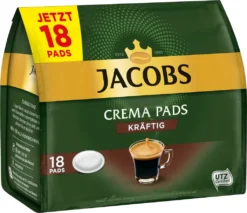 JACOBS Pads Crema Kräftig 270 Getränke - 15x18 Kaffeepads Senseo Kompatibel 9 JACOBS Pads Crema Kräftig 270 Getränke - 15x18 Kaffeepads Senseo Kompatibel -Ausgewählte Coffeeshops 696b0c3e8aabf5ac3b09c4f39b726a10