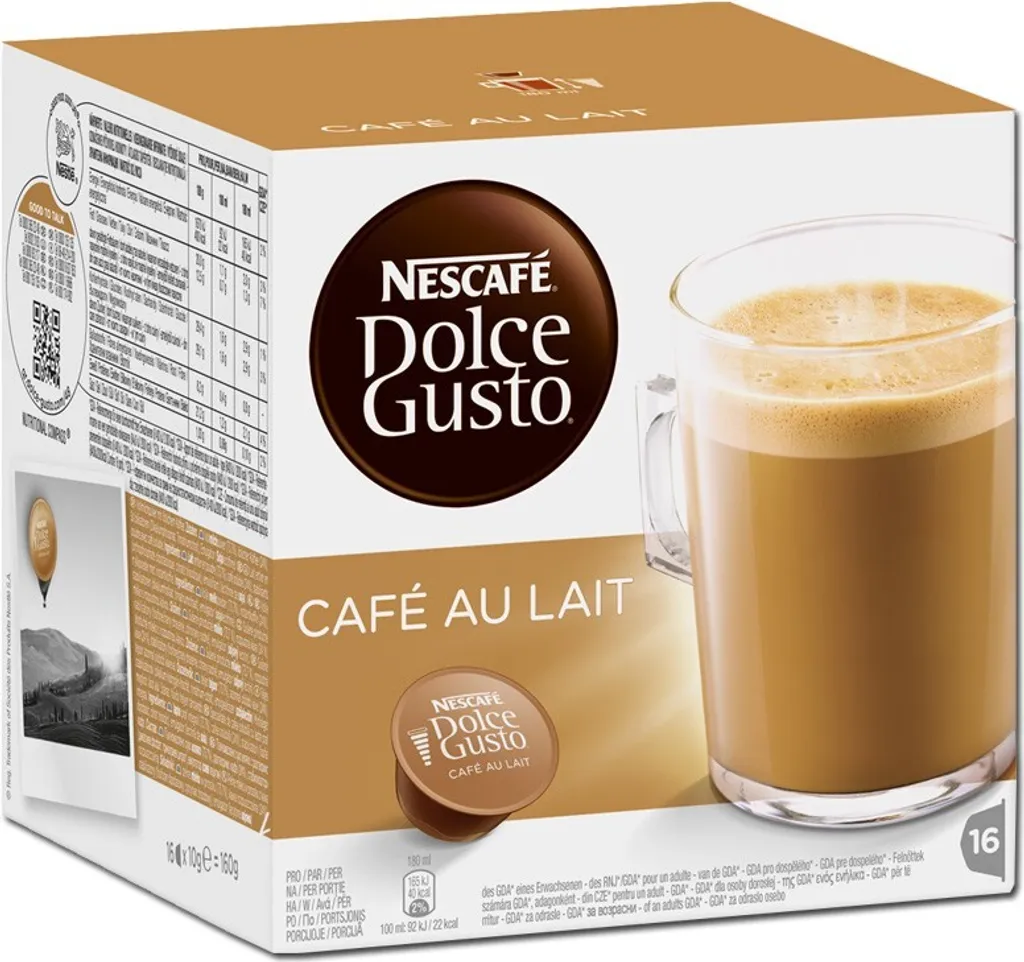 Nescafé® Nescafé Dolce Gusto Café Au Lait | 16 Kaffeekapseln 1 Nescafé® Nescafé Dolce Gusto Café Au Lait | 16 Kaffeekapseln